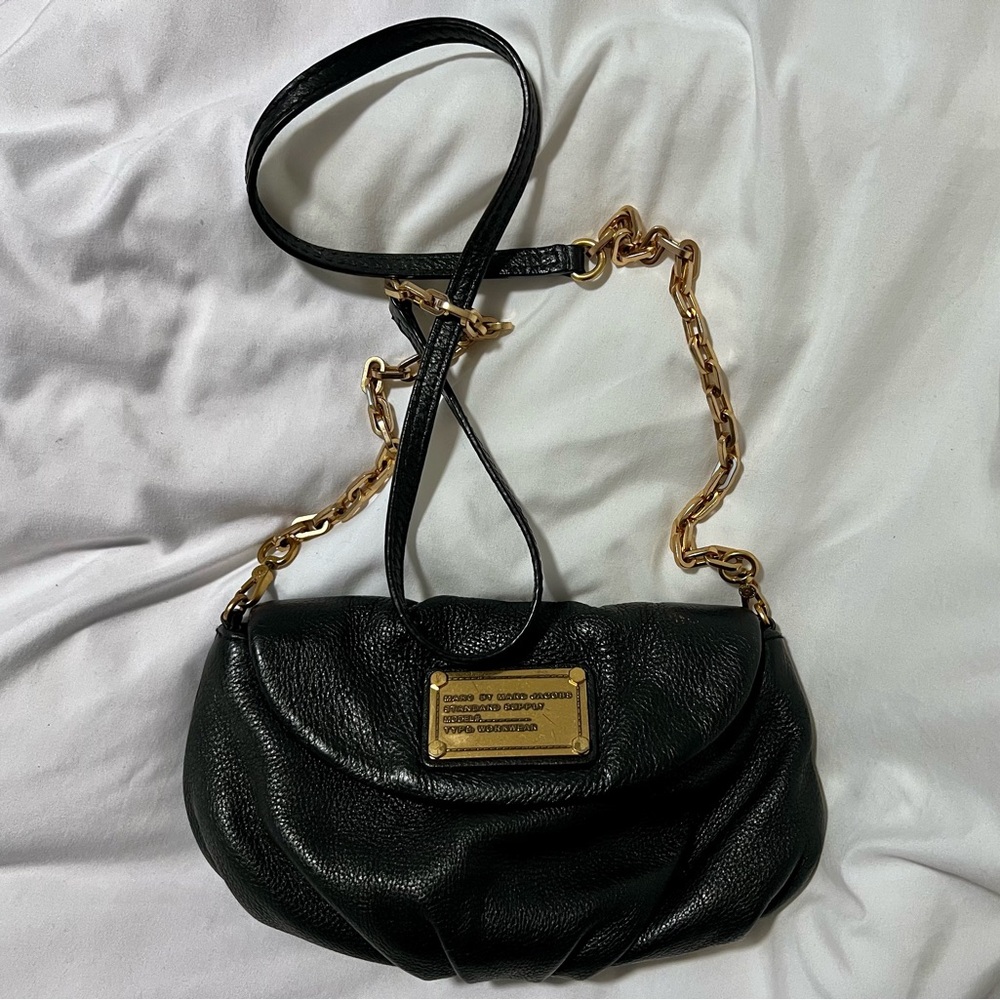 Marc Jacobs Small Black + Gold Purse